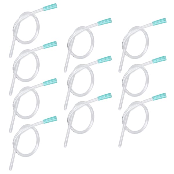 10 stk PVC klysterrør erstatning engangs klysterslangeutstyr for jevn innføring