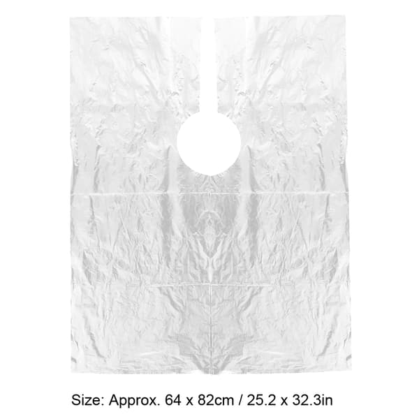 50 stk. Engangs vanntett hårklippefarge Cape Frisørkappe Forkle 64 x 82 cm