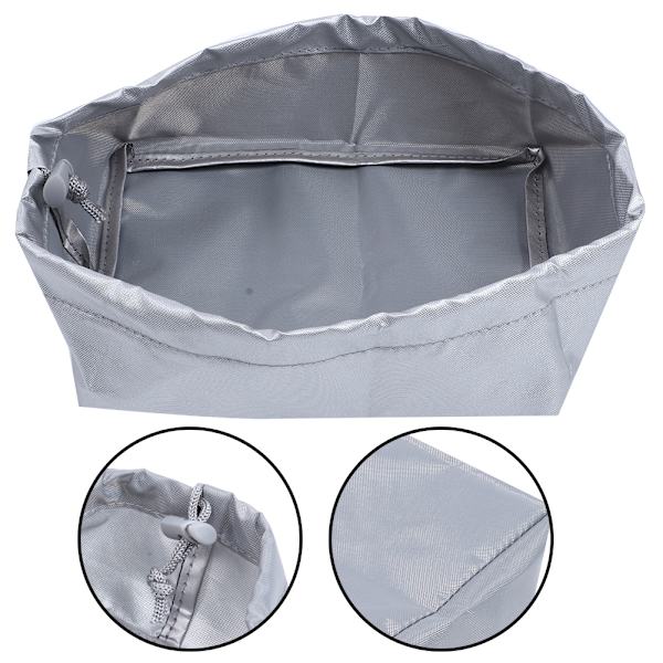 20x15x8cm 420D Oxfordtyg Fritös Dammskydd Stekpanna Yttre Skyddsöverdrag för HembrukSilver