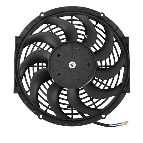 12V elektrisk kondensator kølerventilator samling stille drift universel 12in til biler