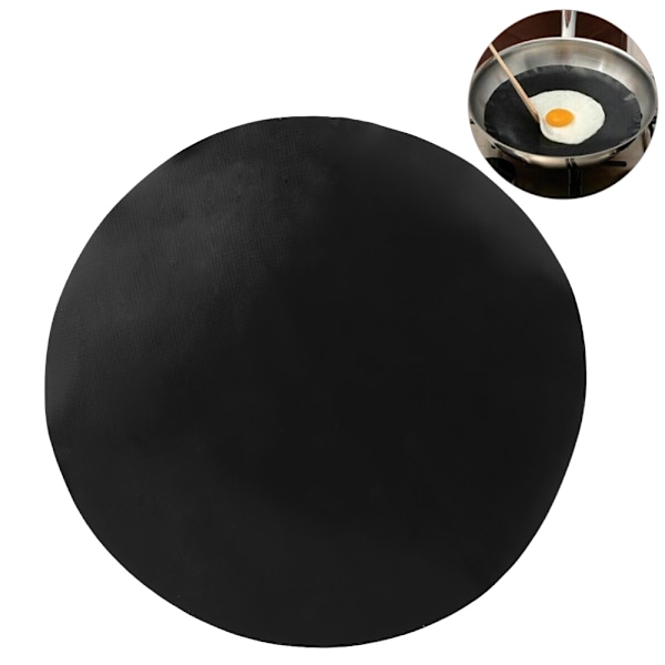 Högtemperaturkokning Non-Stick Pan Frying Pan Liner Värmebeständig Pad Kökstillbehör