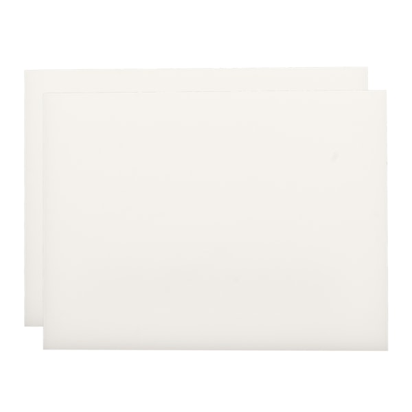 2 stk Leather Craft Punching Pad DIY Handcraft Cushioning Effect 5,9x7,9in Skinn skjærebrett Lær Punch Matt Hvit