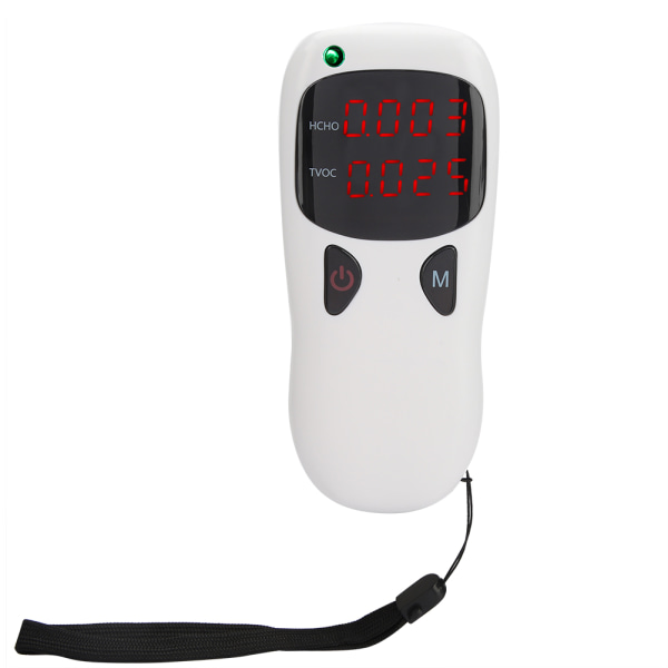 Bærbar Formaldehyd Detektor Indendørs Hjem Luftkvalitet Tester HCHO Meter TVOC Monitor