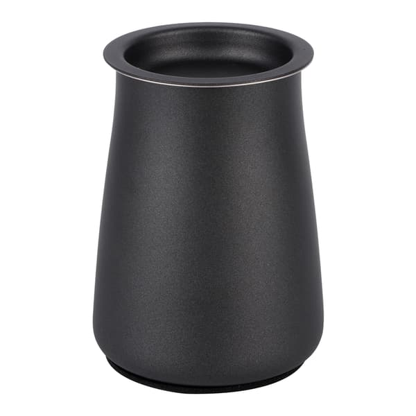 Kaffepulversikt i rustfritt stål, silfilterkopp, kaffelaging, verktøytilbehør, svart