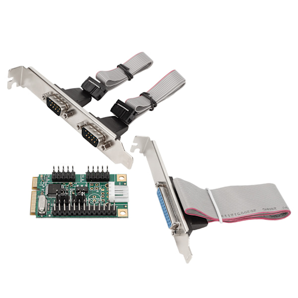 MiniPCIE-udvidelseskort Seriel Paralled Support Fuld Duplex Halv Duplex CH382L Chip PCI Express Serielt Kort med CD