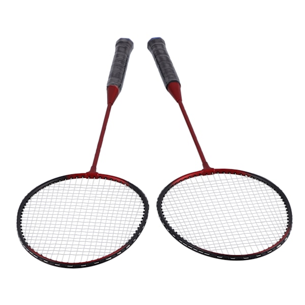 SG8005 Badmintonracketset för 2 spelare, lätta dubbelracketar i fiber för vuxna och barn