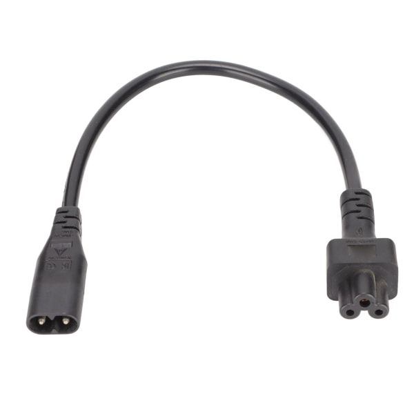 IEC320 C8 till IEC320 C5 power IEC320 C8 hane till C5 hona kabeladapter för 3-stifts power för bärbar dator 100‑250V