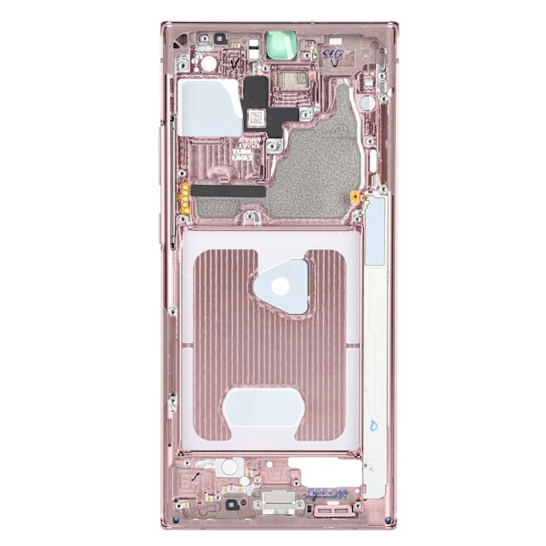 Midtre ramme Bezel Plate Housing Cover erstatning for Note 20 Ultra reparasjonstjenestedelerPink