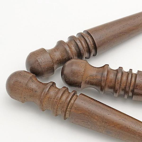 Ebony Wood Leather Edge Burnisher - Polert Rund Pinner