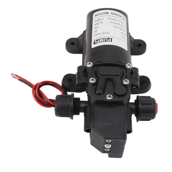 FL 3312 Membranpumpe 12V 6A 72W 6L Tryk Selvansugende Vandpumpe til RV Have Båd Marine Landbrug