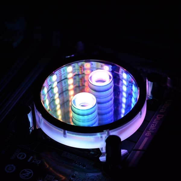 Dator CPU vattenkylningsblock med antioxiderande kopparbas för INTEL 1150 / 1151 / 1155 / 1156