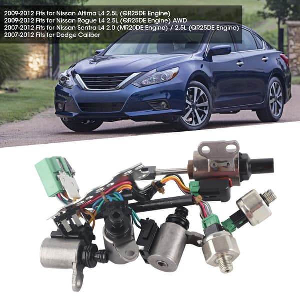 9st CVT ventilhus solenoid kit JF011E RE0F10A ersättning passar för Altima