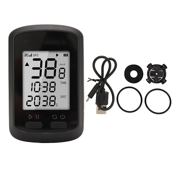 GPS Bike Computer Wireless Bicycle Computer Bicycle Speedometer Odometer for Mountain Road Bike