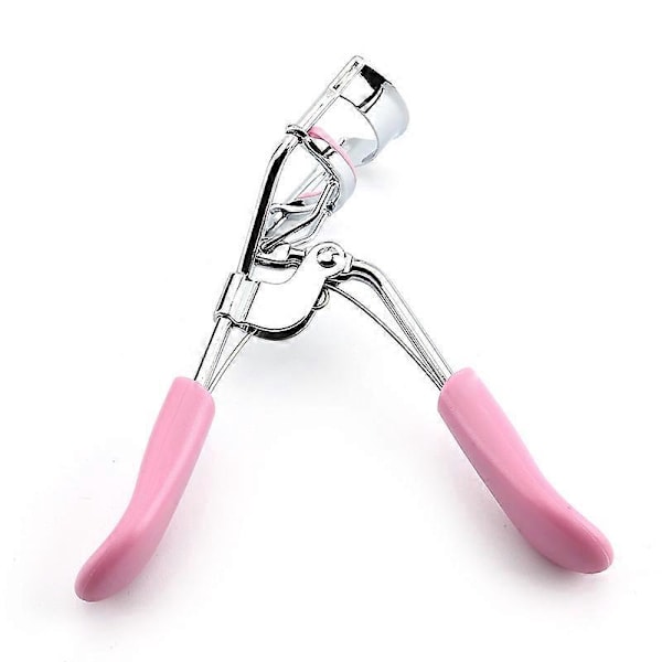 Rosa Ögonfransböjare med 4 Refill-kuddar - Designad för att inte nypa eller dra, bara böjer ögonfransarna och fransraden avsevärt på ett