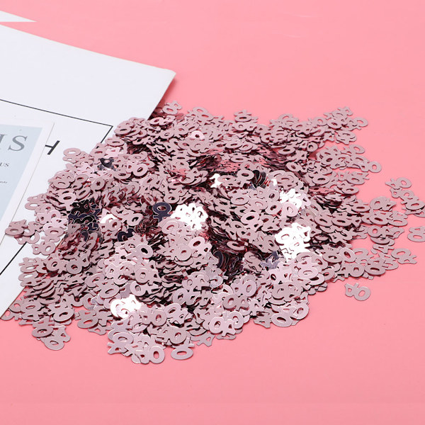 60g syntymäpäiväkoriste konfetti maisema setti lisävaruste PVC koriste konfetti 40