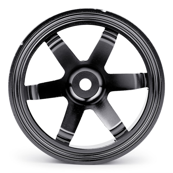 4 stk. aluminiumsfelgnav for Universal 1/10 Flat Running Drift RC CarBlack