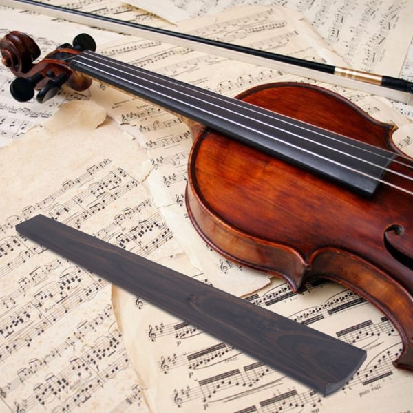1 stk Ibenholt gribebræt violininstrument reparationstilbehør til 4/4 størrelse violiner