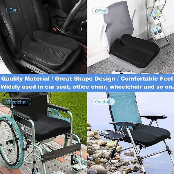 Mousse Mmoire De Forme Setepute Bilsete Høydejustering Auto Setepute Bil Setepute Sjåfør Passasjer Pustende For Sitte Mesh Stol