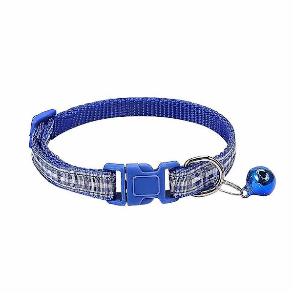 Set med 12 st Katt Halsband, Justerbar Längd, Kattungehalsband, Snyggt Tillbehör för Katter och Husdjur