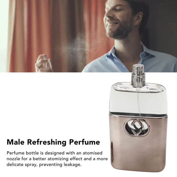 Menn parfyme Woody Lett Langvarig Forfriskende Mannlig Duft Spray Bursdag Jubileumsgave 75ml