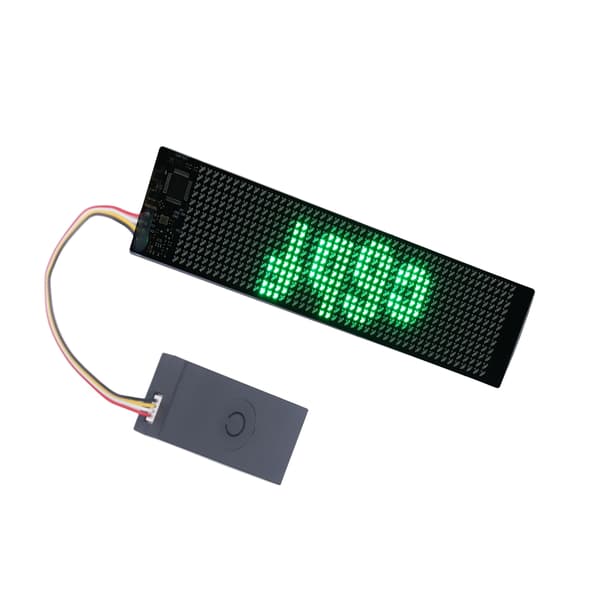 LED Matrix Panel Grön Programmerbar Flexibel Scrollande LED-skylt för Butik Bil Bar Hotell