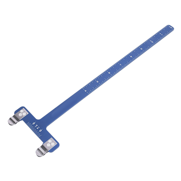Buesnor Nockpunkter Tang Piler Strenge Knock Sæt Præcis Måling Ocation T Form Buesnor med Messing Spænder Pilspids Blå