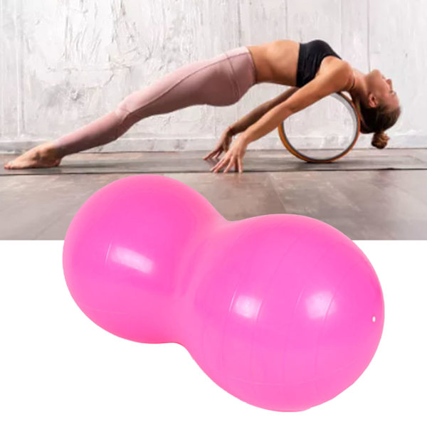 50x100cm Jordnötsbollar Förbättra kärnstyrkan Lösvikt Förhindra halka Fysisk träningsboll L Rosa