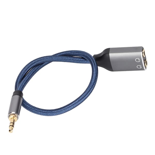 3,5 mm han til 2 hun kabel stereo lydkabel til smartphones MP3 tablets computer 1 fod