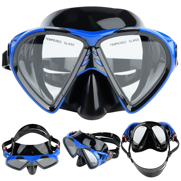 Profesjonelle silikon snorklebriller for menn og kvinner