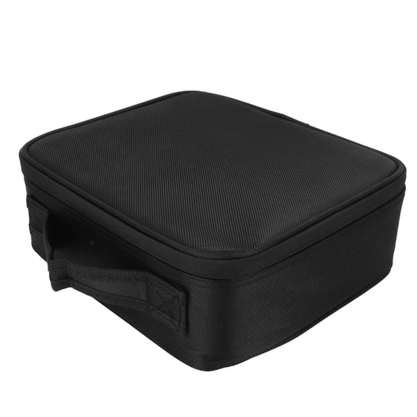 Makeup Train Case Multipurpose Rejse Makeup Taske med Justerbare Skillevægge til Kvinder og Piger Sort