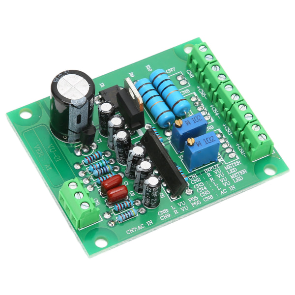 VU Driver Board Professionel Mute Funktion Fast Stereo VU Driver Modul til VU Meter AC 12V