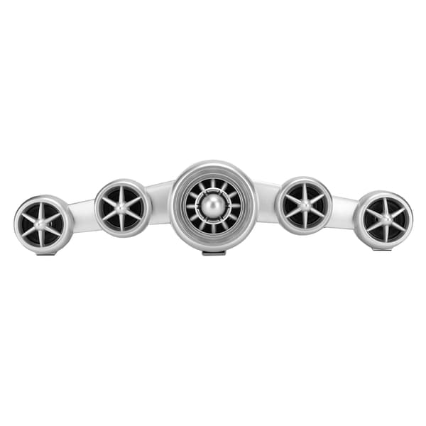 SADA D-219 Flygplansform Multimedia Subwoofer Ljudlåda Högtalarlåda för Stationär Mobiltelefon Vit