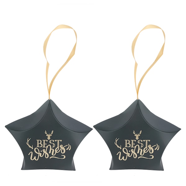 30 stk stjerneformede godteribesker for bryllup, babyshower, fest, gaveesker, pakkeforsyninger, Forest BEST