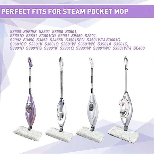 8 kpl moppityynyjen vaihtosetti S3901 S3500 S3501 -sarjan moppeihin