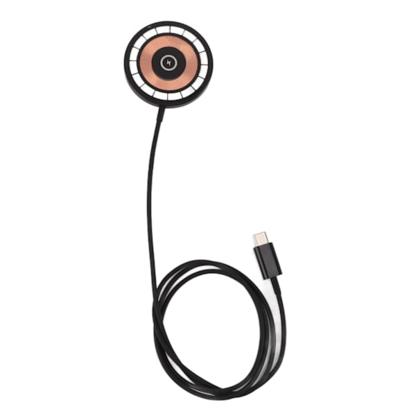 Magnetisk trådløs lader for iPhone 15W hurtig trådløs ladepute rund slank trådløs lader