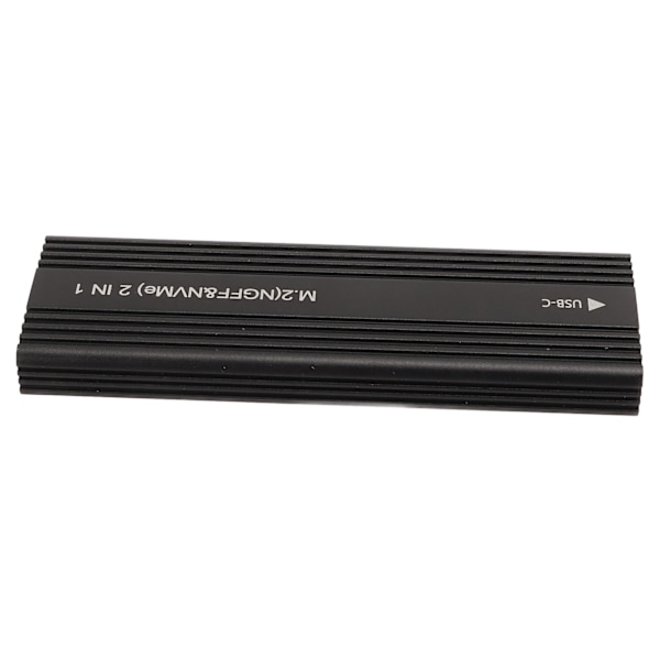 SSD-kabinet Dual Protocol M.2 NVMe SATA højhastigheds 10 Gbps eksternt SSD-kabinet til M.2-harddiske