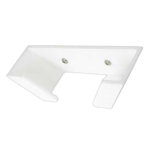 Sugekopp Padelracket Holder - Universell Metallgjerdemontering - for Glass & Gjerde Hvit White C
