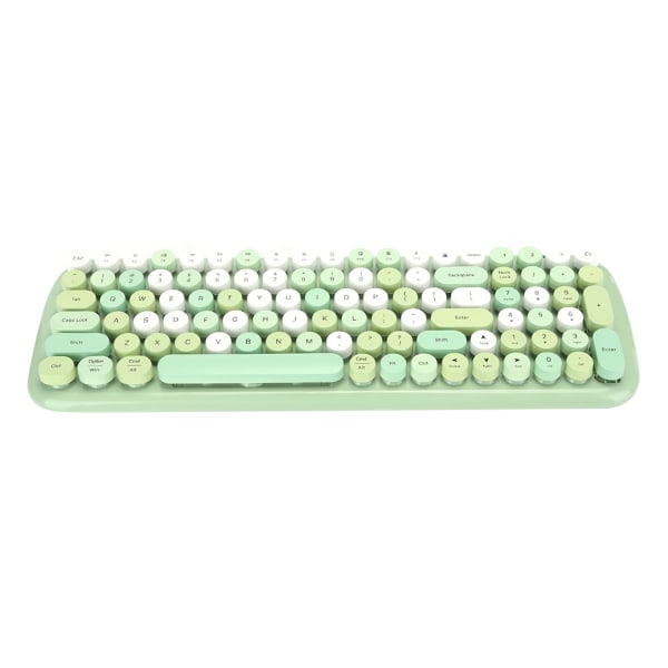 MultiDevice Keyboard for Bluetooth 5.1 Trådløst tastatur for bærbar mobiltelefon-nettbrett (grønn)