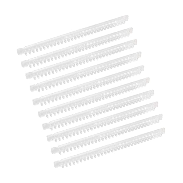 10 st spiralbindningsspolar 100 ark kapacitet ryggkam 30 hål transparent set kit