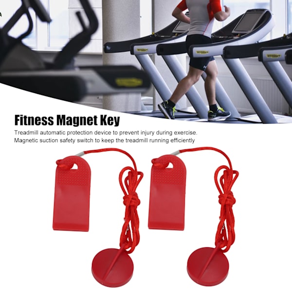 Løbebånd Magnet Sikkerhedsnøgle Løbemaskine Magnetisk sikkerhedsafbryder Universal Fitness Tilbehør