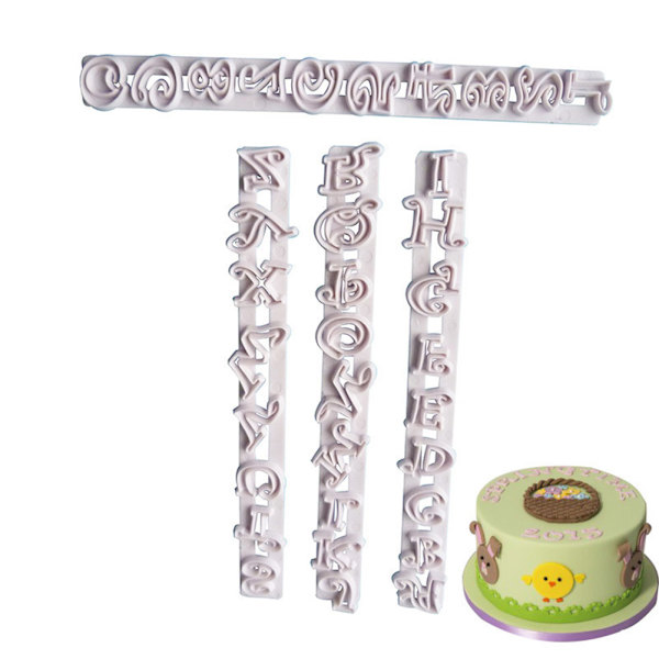 Ramme DIY Silikonkakeform Form Dekorverktøy for Baking Fondant Cupcake Dessert 08#
