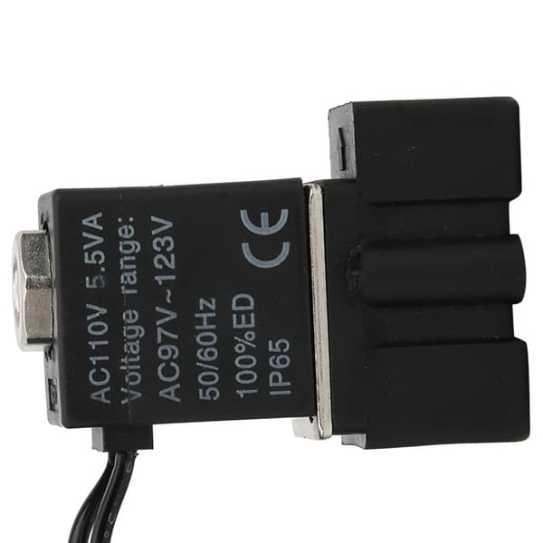 Rask respons plast elektrisk magnetventil 110V 2-posisjon 2-veis luftvannolje G1/4