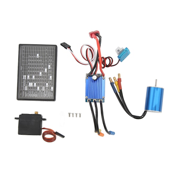 4500KV harjaton moottori 25A harjaton ESC 2.2KG servo ohjelmointikortti Traxxasille HSP:lle Wltoysille 1/16 1/18 RC-autolle