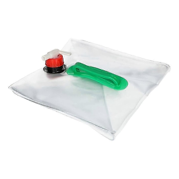 Set med 4 hopfällbara vattenbehållare med handtag och tappkran 20 L