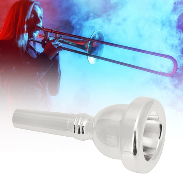 12C Alt trombone sølvbelagt messing munnstykke musikkinstrument tilbehør