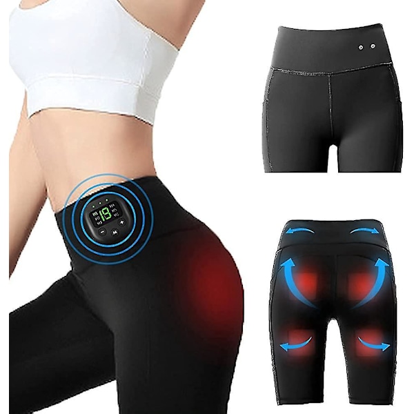 High Waist EMS Muscle Stimulator Yoga Pants for Men and Women - 8 Modes 19 Intensity Levels