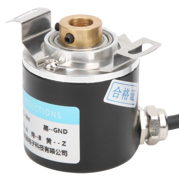 ABZ Encoder Inkrementel 3-faset halv hulaksel 6 mm motorreduktionsudstyr DC524V(C38S6G5-50Z-G24N)