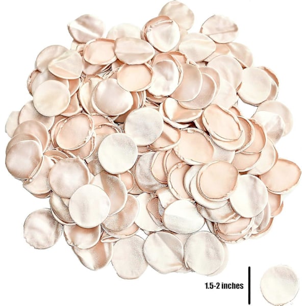 Rose silkeblader 200 stk. for bryllup, jul, bursdag, nyttår og andre høytidsfeiringer