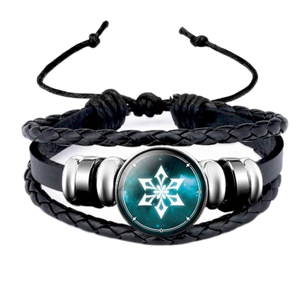 Genshin Impact Eye Of God Armbånd Justerbart Armbånd Time Gems Element Armbånd Håndverk Anheng Gave Vann Element