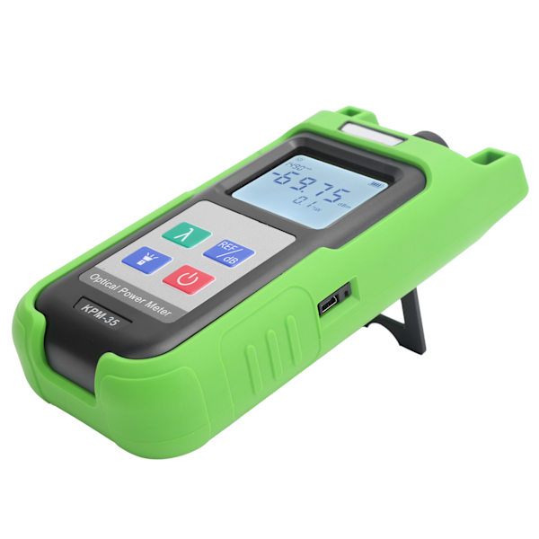 KPM-35 Optical Fiber Power Meter Tester Handhållet mätinstrument -70 - +10dbm